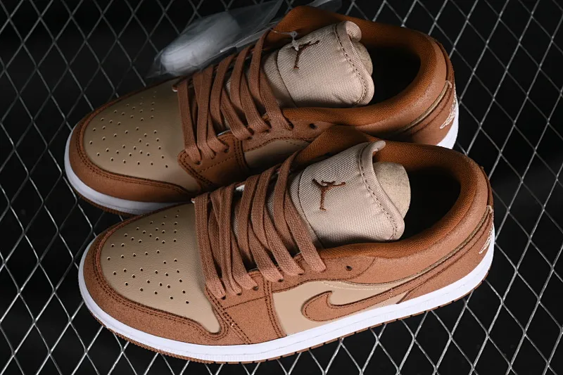 All categories Air Jordan Jordan series basketball shoes Air Jordan 1 Low Air Jordan 1 Low AJ1 Joe 1 Mocha brown low-top cultural and leisure sports sneakers FJ3453-200